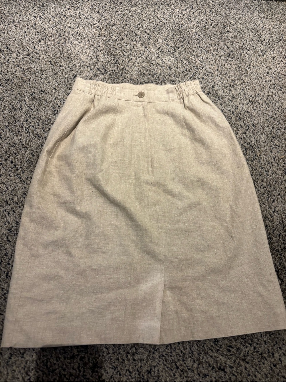 Vintage Adolfo Studios Linen pencil skirt
